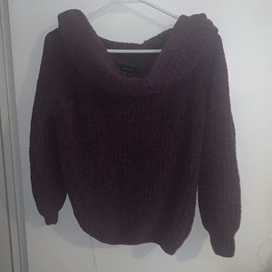 Off the shoulder sweater